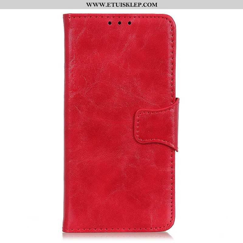 Etui Folio do Xiaomi Redmi Note 11 Pro / 11 Pro 5G Dwustronne Zapięcie Ze Skóry Dwoinowej